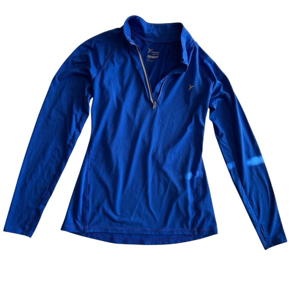 Old Navy Blue Quarter-Zip Sweatshirt